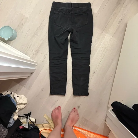 NYDJ Black Skinny Pull-On Jeans - Picture 3 of 3